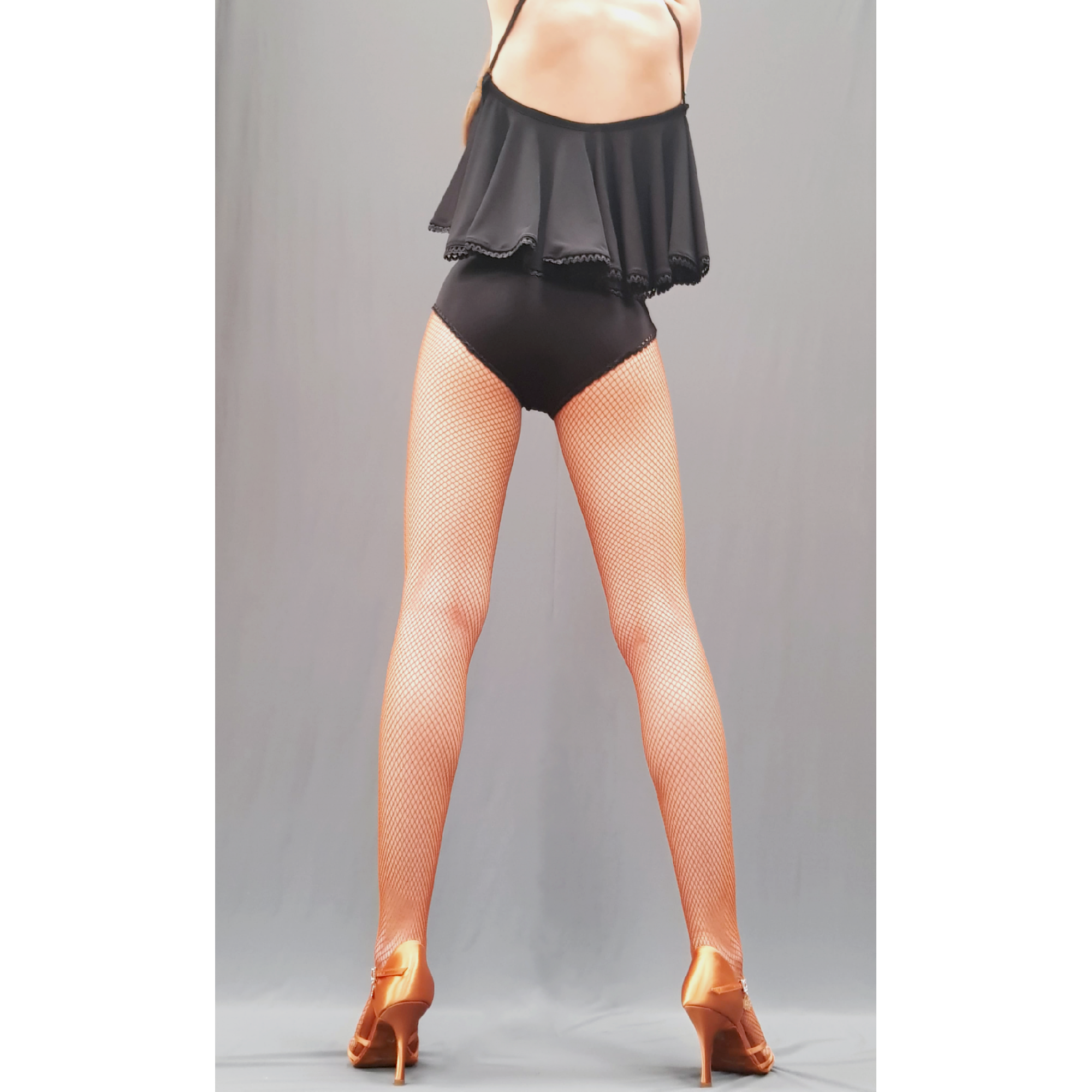 Pure Class Ruffled Overlay Leotard